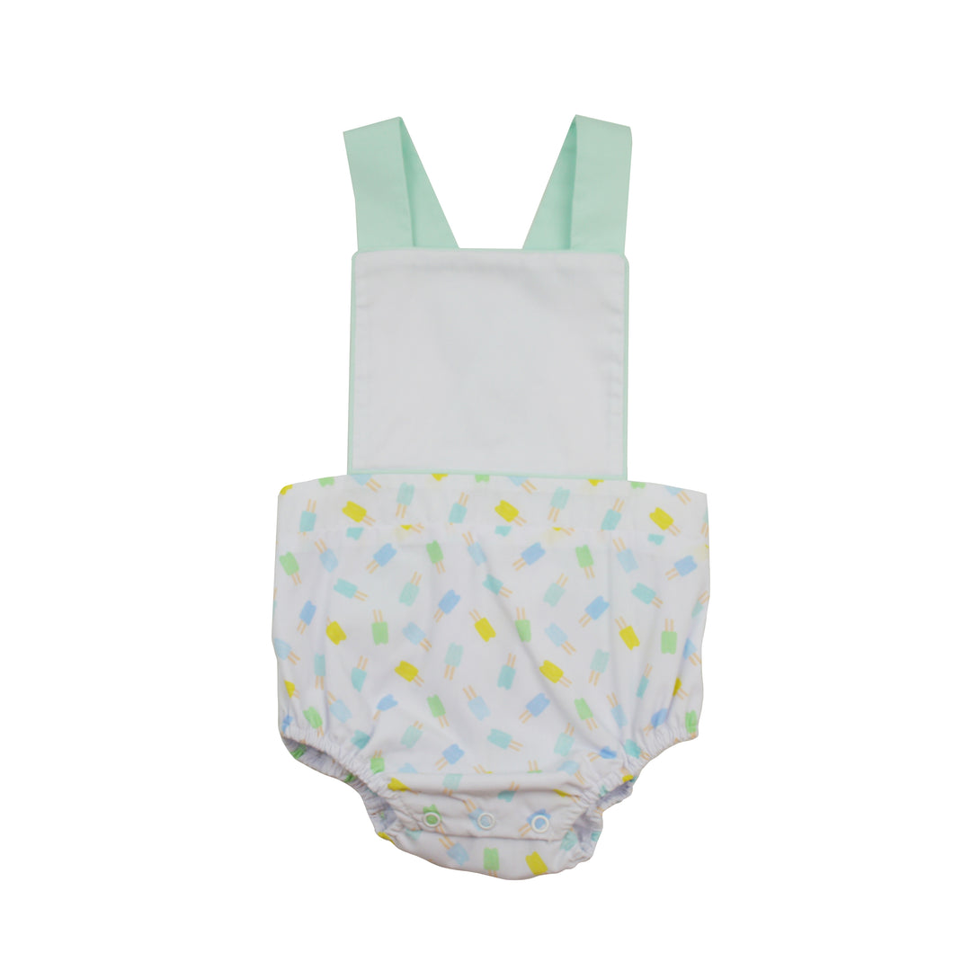 Mint Magnolia Sawyer Sunsuit | Tremont Twin Pops