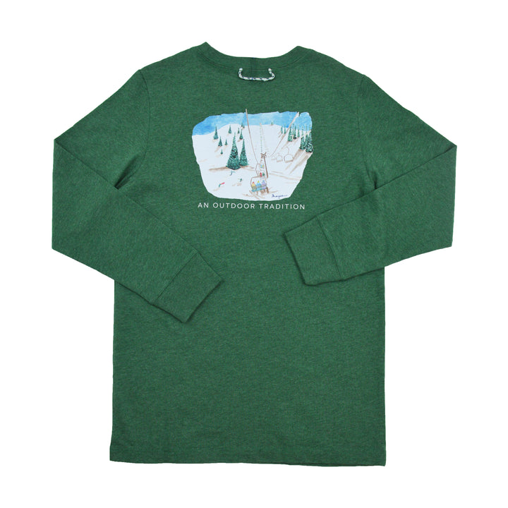Long-sleeve Tee | Ski Scene