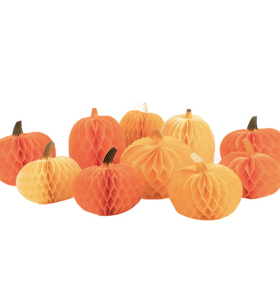 Meri Meri Honeycomb Pumpkins