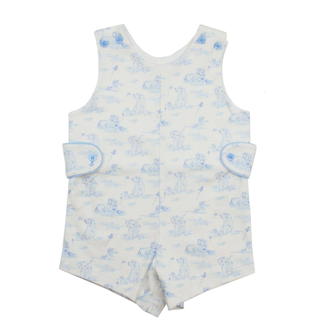 James & Lottie Reed Jon Jon | Blue Puppy Knit