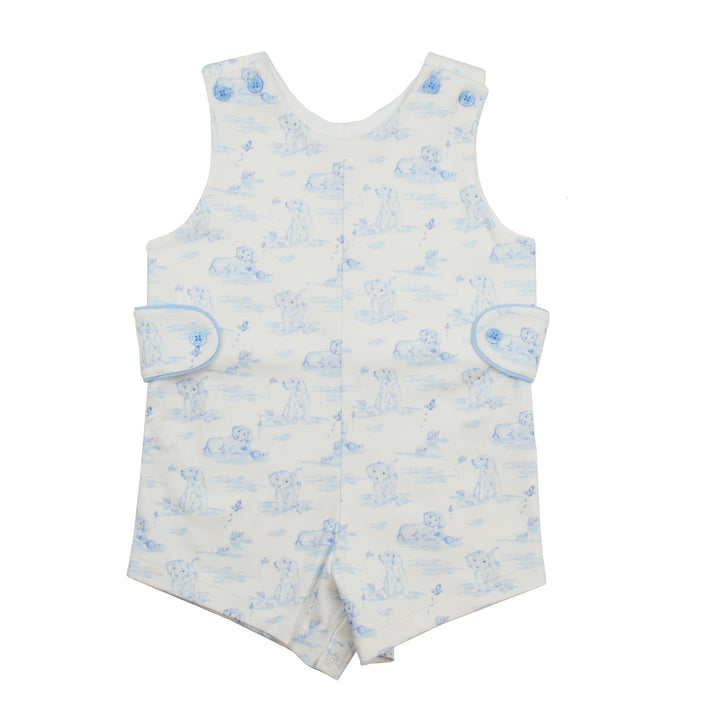 James & Lottie Reed Jon Jon | Blue Puppy Knit