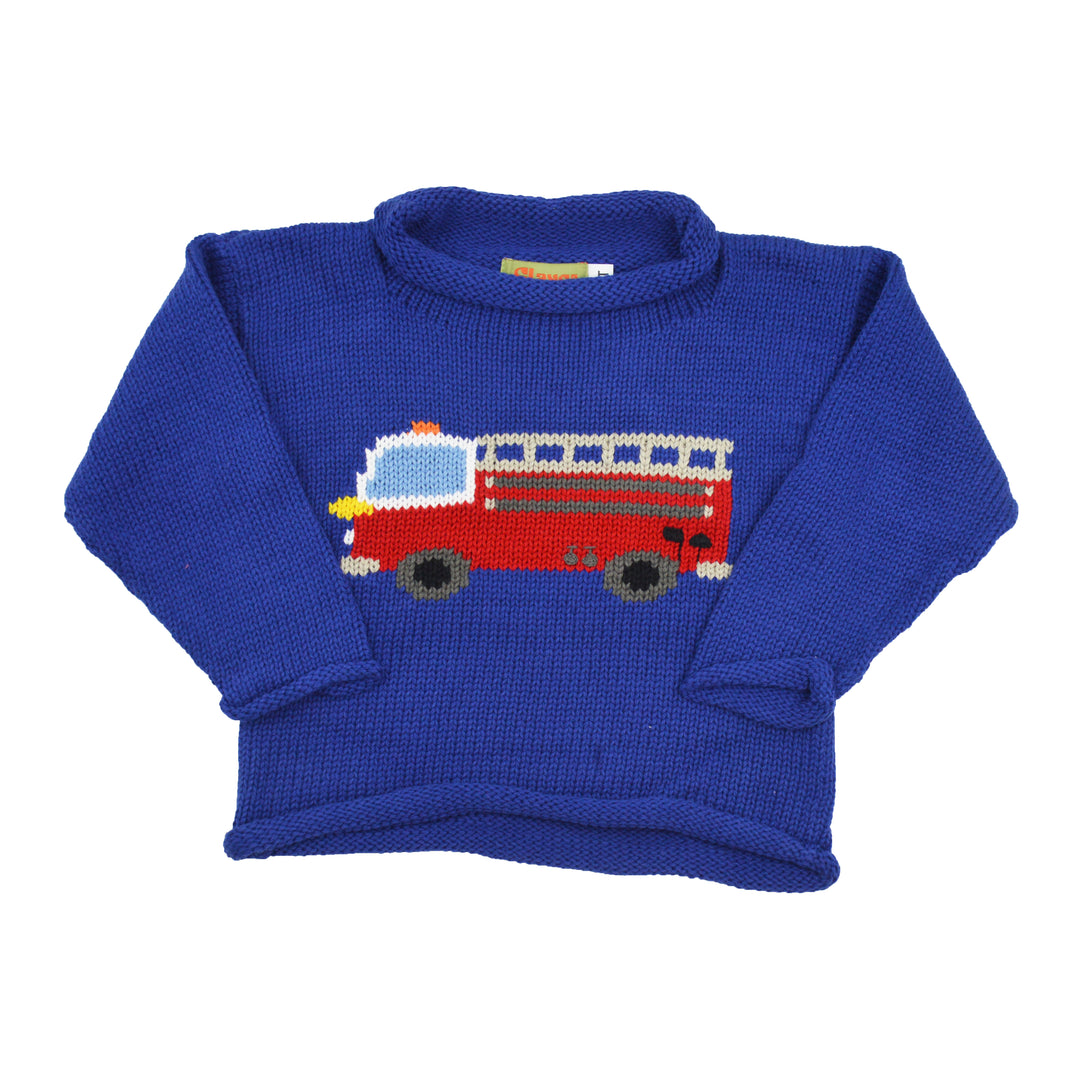 Luigi Roll-neck Sweater | Firetruck