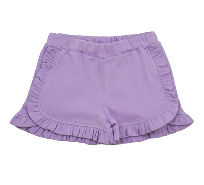 Luigi Ruffle Knit Shorts | Lavender