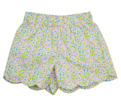 The Yellow Lamb Kate Shorts | Spring Meadow Floral
