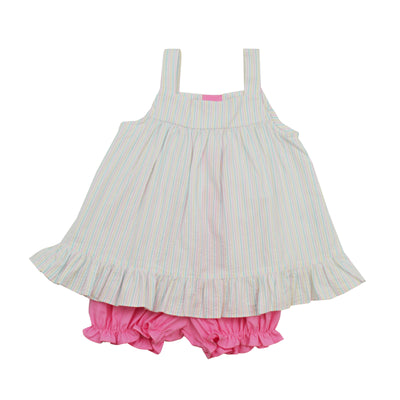 James & Lottie Maggie Set | Spring Seersucker Stripe