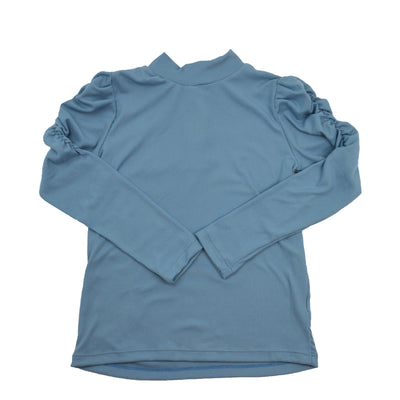 BE elizabeth Ribbed Shirt | Slate Blue