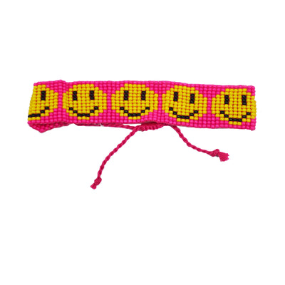 Beaded Bracelet | Smiley Faces