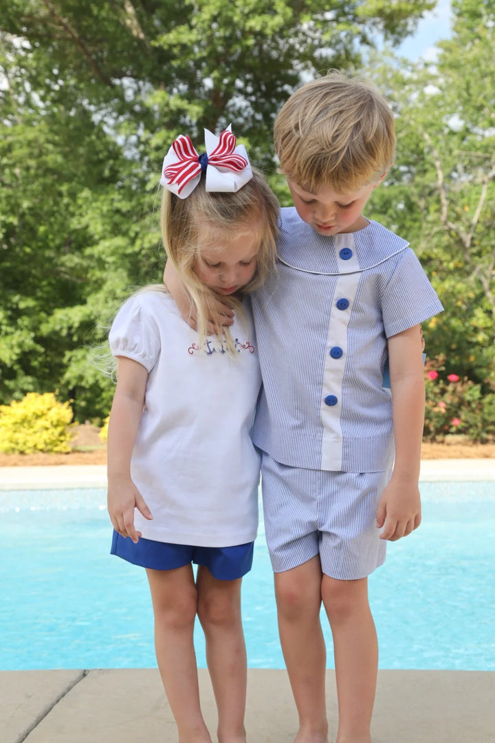 Angels & Company Edward Set | Blue Stripe