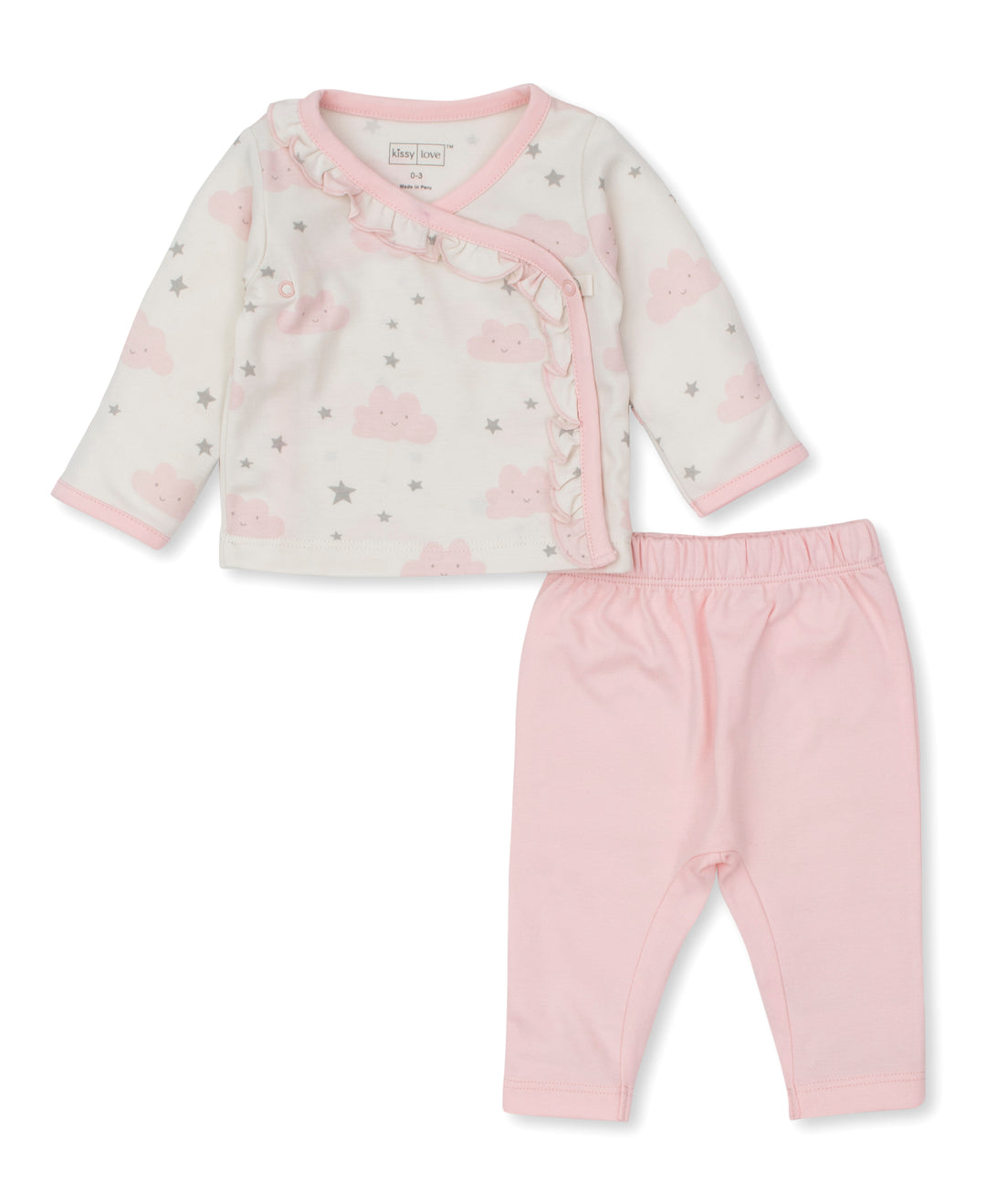 Breezy Clouds Set | Pink (3-6M, 6-9M)