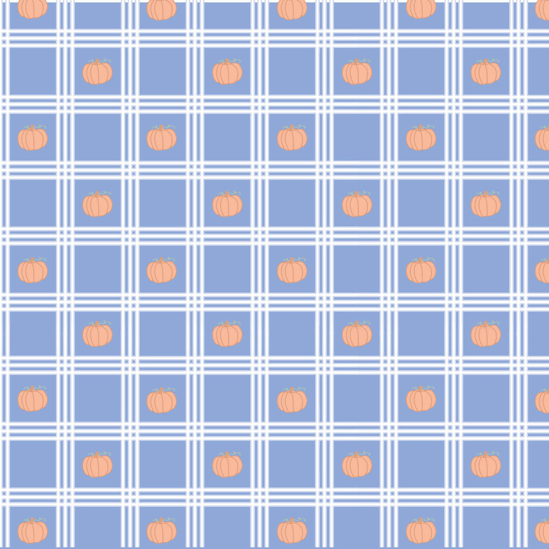 Lila + Hayes Pumpkin Plaid