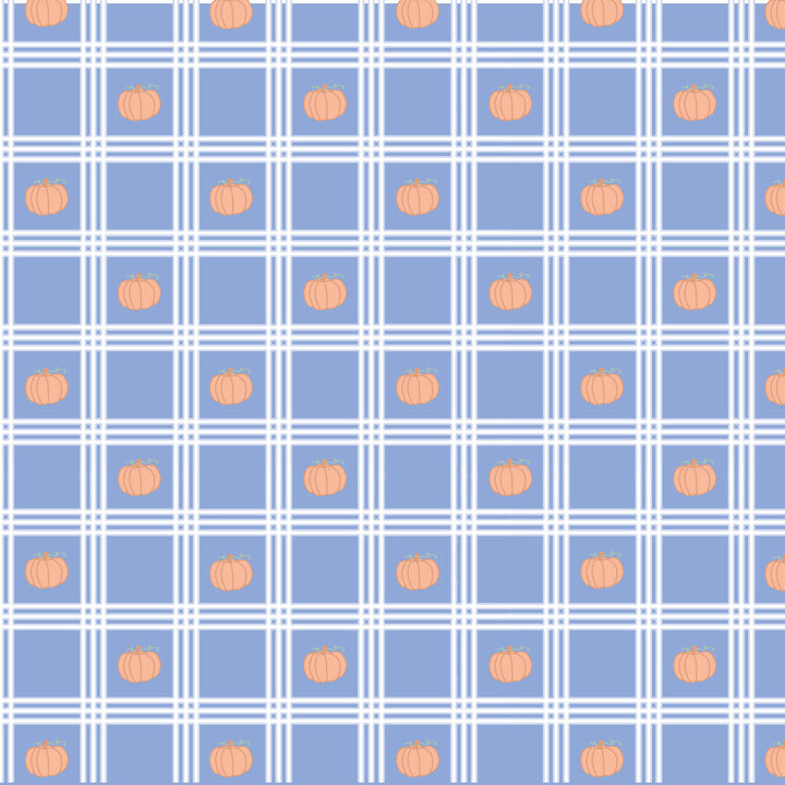 Lila + Hayes Pumpkin Plaid