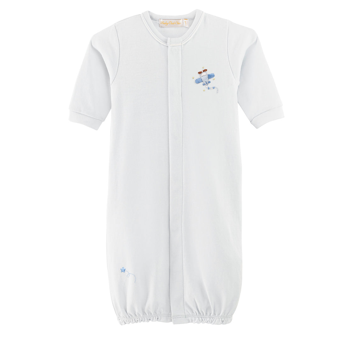 Baby Club Chic Pima Convertible Gown | Sky Adventure