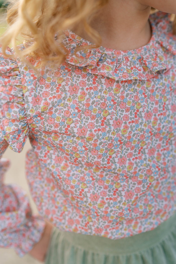 Evelyn Blouse | Autumn Floral - PRE-SALE