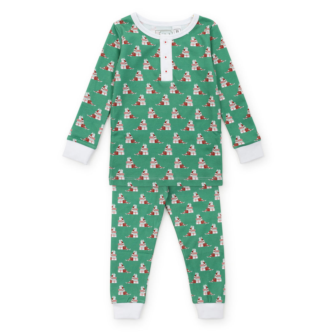 Lila + Hayes Jack PJ Set | Santa's Helper