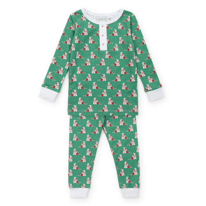 Lila + Hayes Jack PJ Set | Santa's Helper
