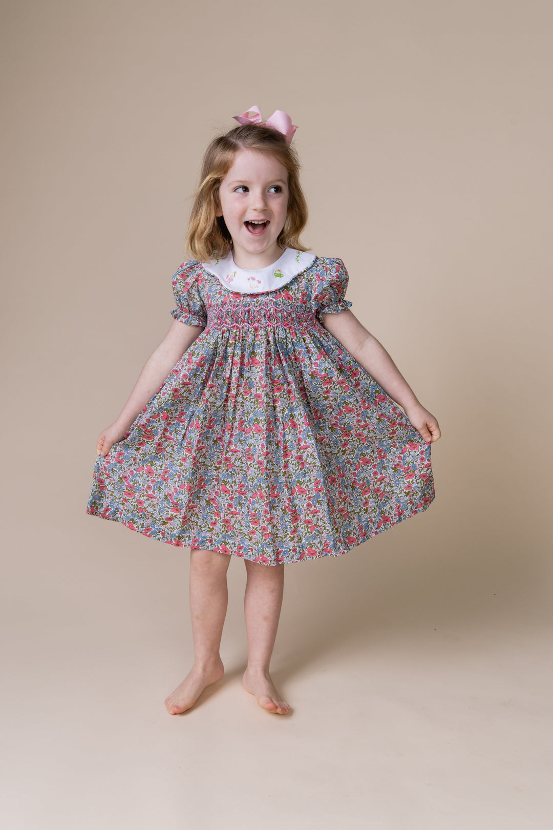 Guinevere Dress | Enchanted Floral with Fairytale Embroidery - PRE-SALE