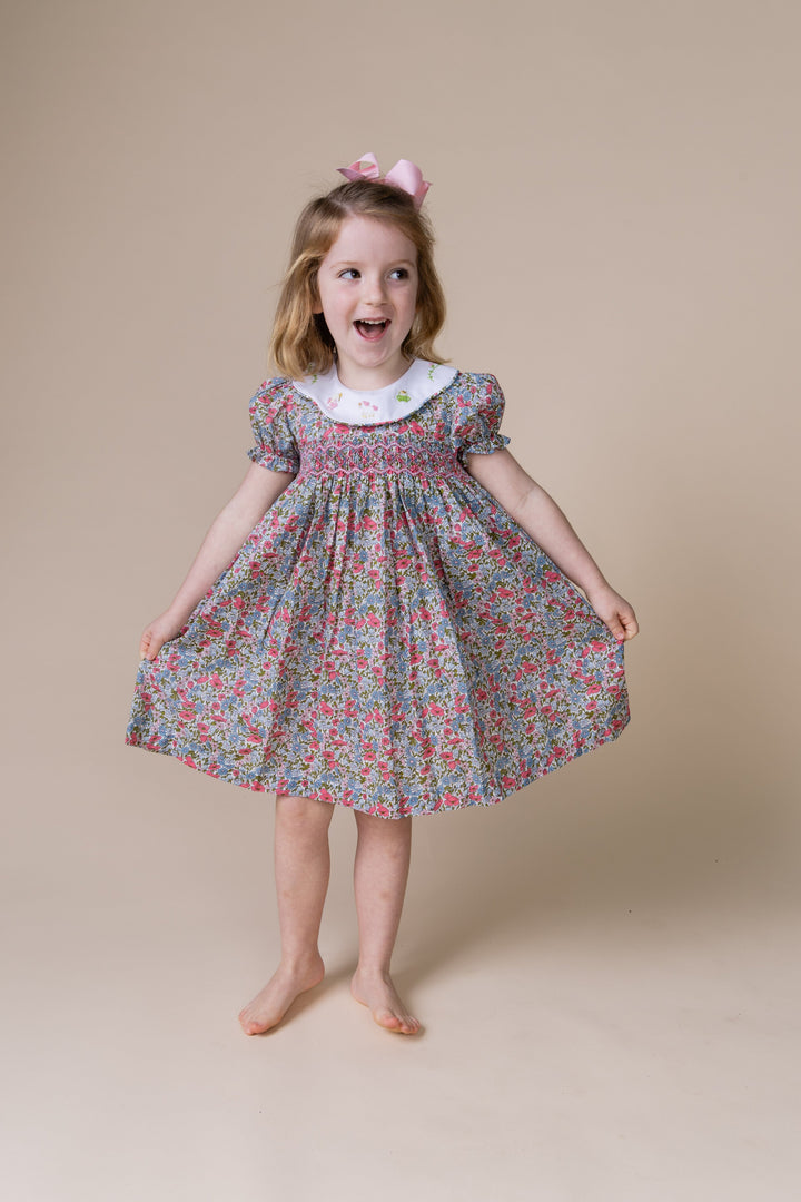 Guinevere Dress | Enchanted Floral with Fairytale Embroidery - PRE-SALE