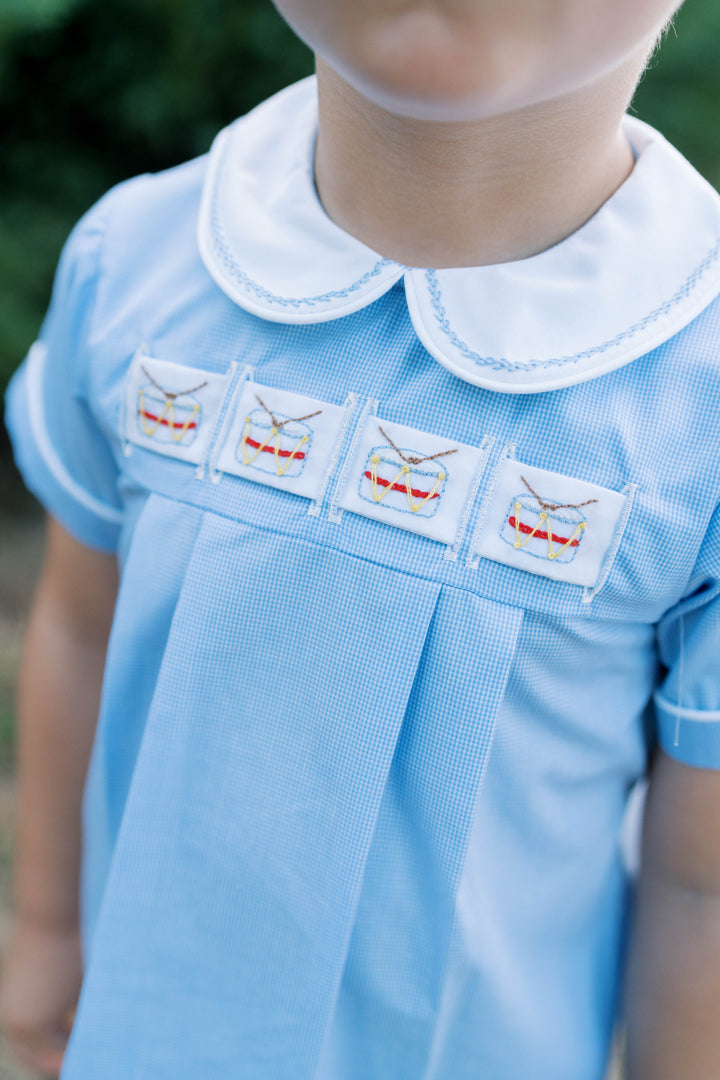 Noah Ribbon Set | River Royal Mini Gingham - PRE-SALE