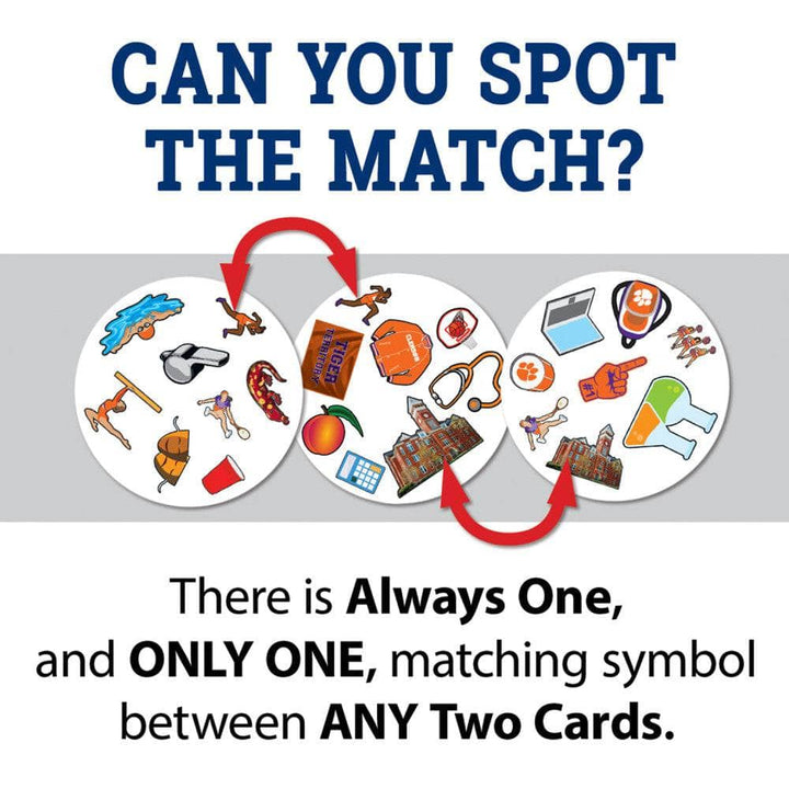 Spot It! Card Game | Clemson Tigers
