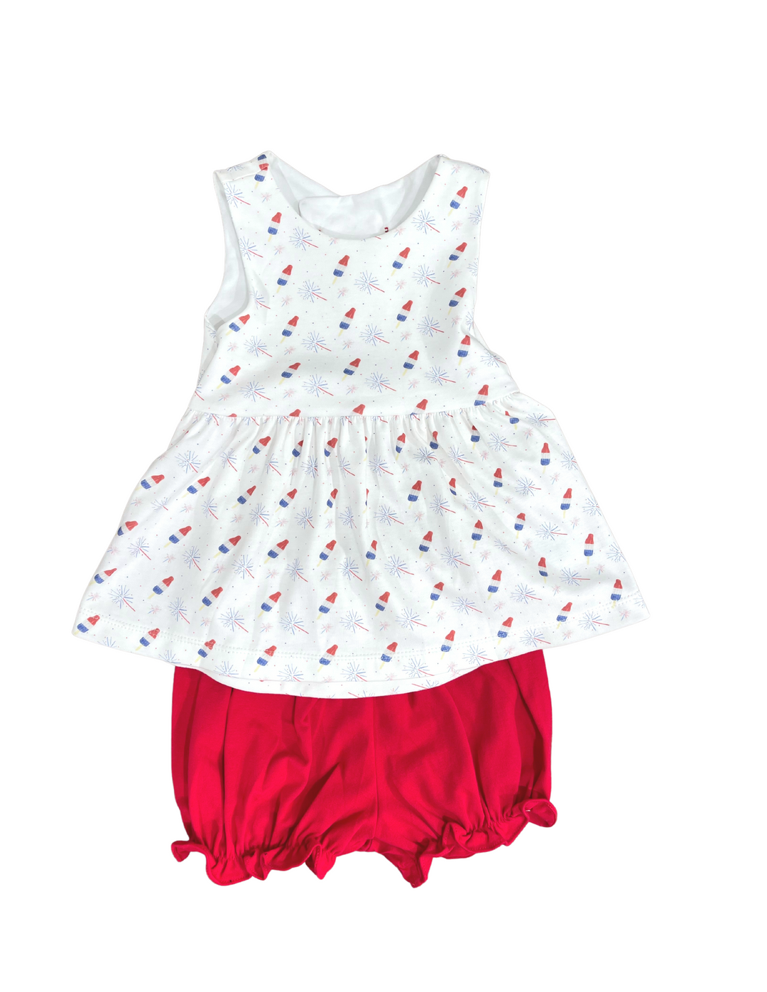 James & Lottie Sophia Bloomer Set | Patriotic Popsicle Pima