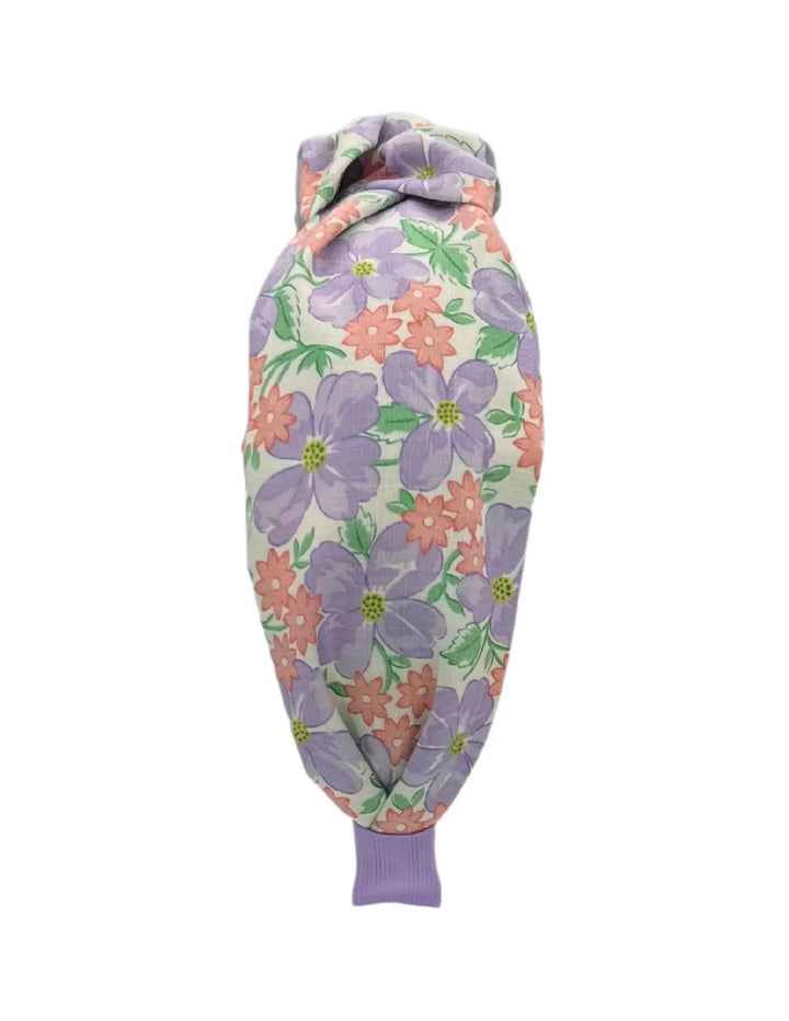 Pretty Happies Headband | Purple Floral