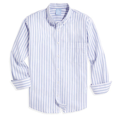 bella bliss Button-down Shirt | Blue Oxford Stripe