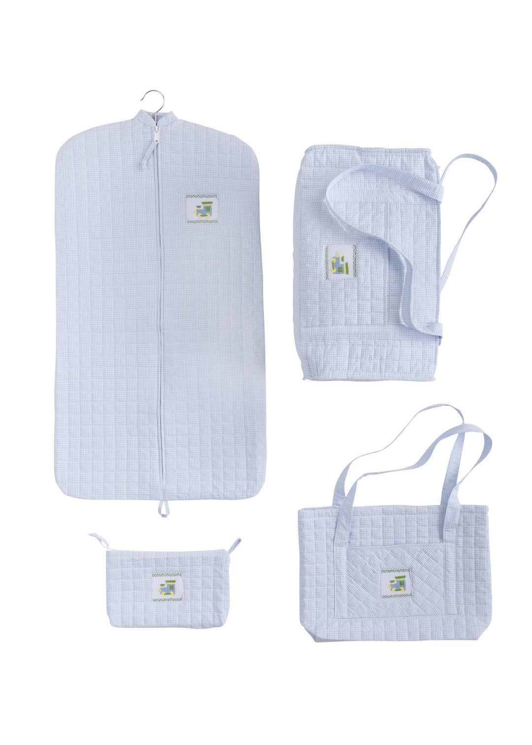 Little English Quilted Luggage | Train