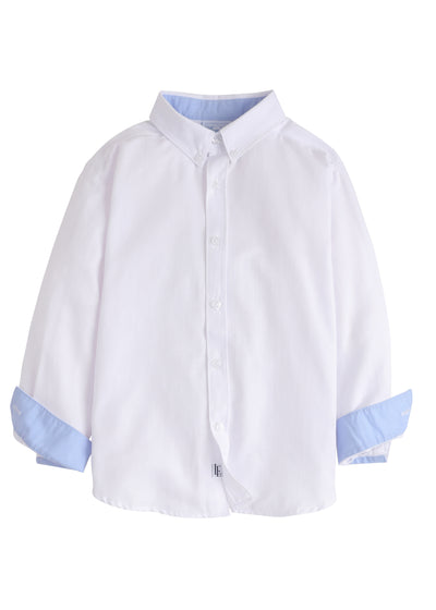 Little English Button-down Shirt | White