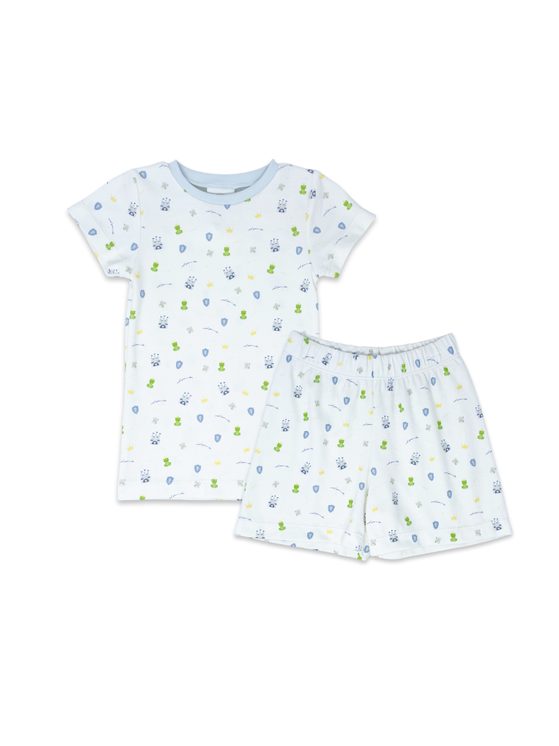 Lullaby Set Landon Short PJ Set | Frog Prince