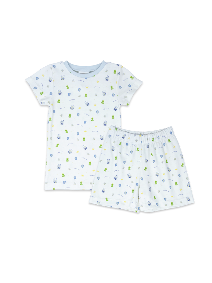 Lullaby Set Landon Short PJ Set | Frog Prince