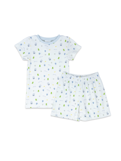 Lullaby Set Landon Short PJ Set | Frog Prince