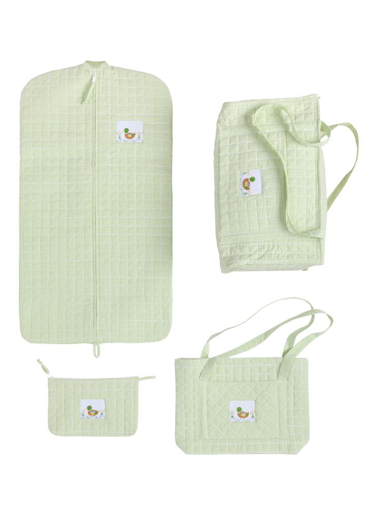 Little English Quilted Luggage | Mallard Duck
