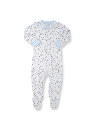 Lullaby Set Zipper Pajama | Holly & Truck