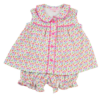 Peggy Green Bloomer Set | Popsicle Print
