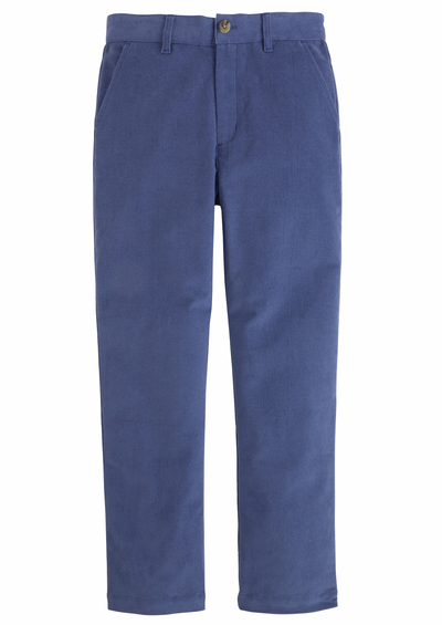 Little English Classic Pants | Gray Blue Corduroy