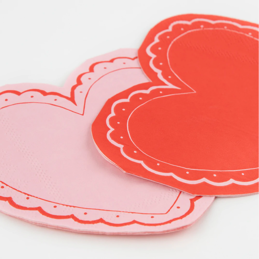 Meri Meri Lacy Heart Napkins