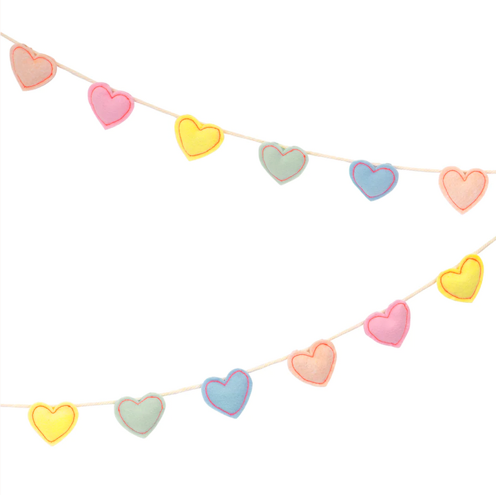 Meri Meri Felt Heart Garland