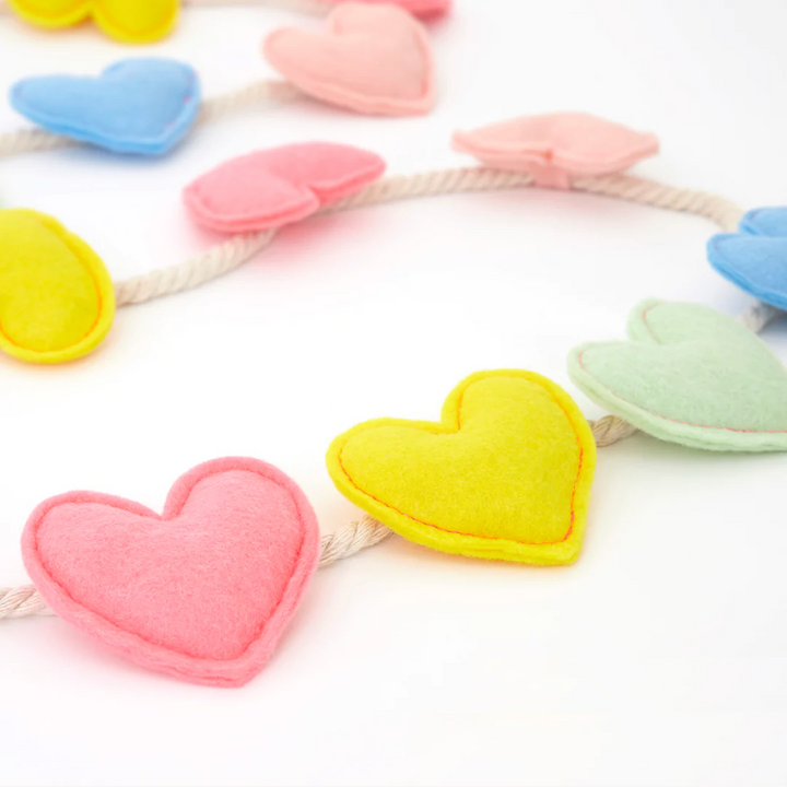 Meri Meri Felt Heart Garland