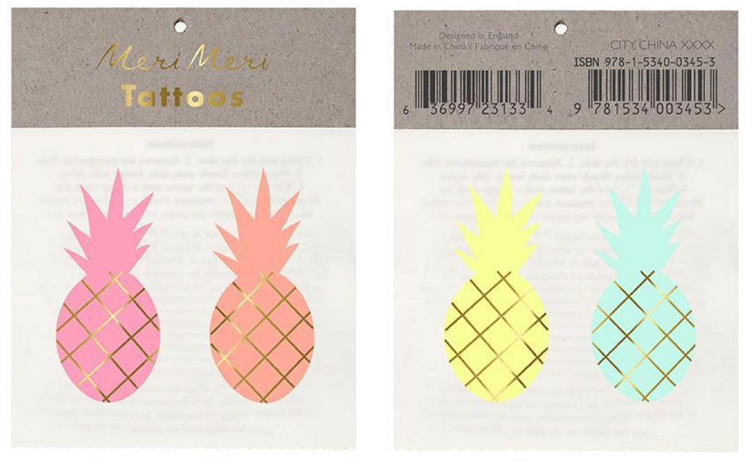 Temporary Tattoos (more designs available)