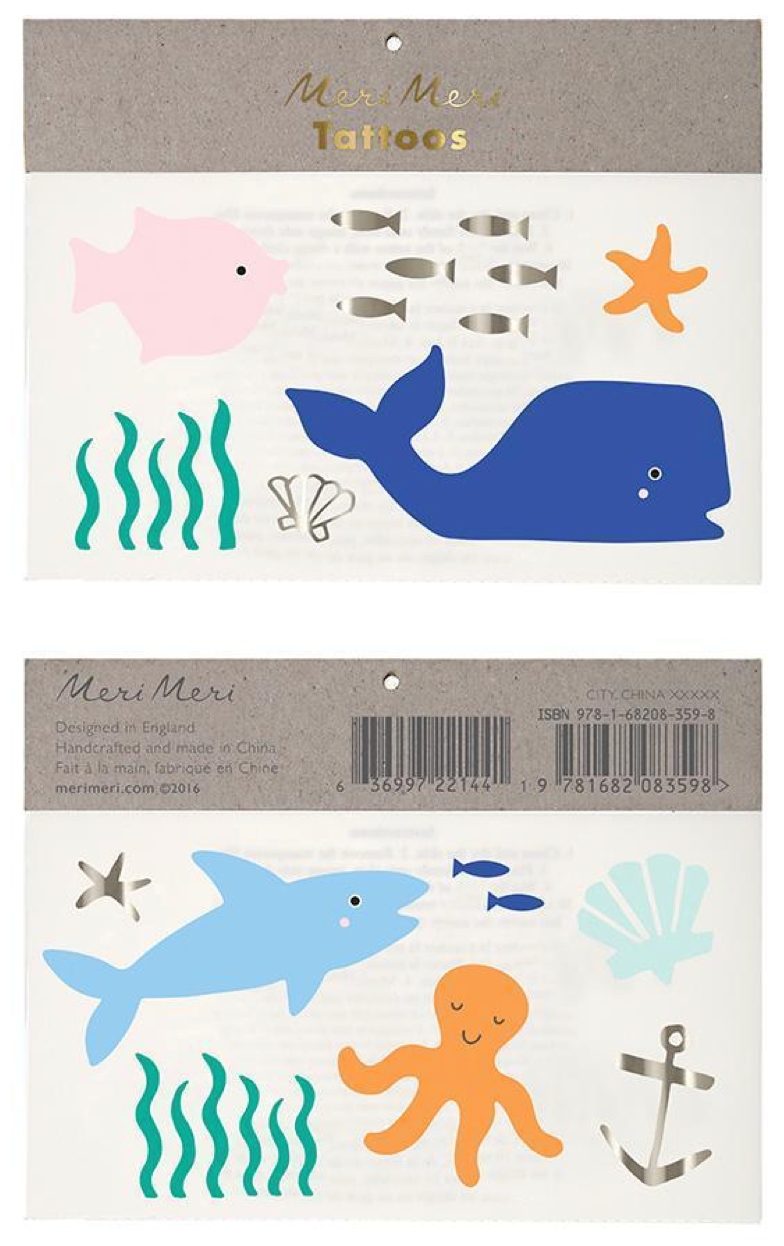 Foil Temporary Tattoos (more designs available)