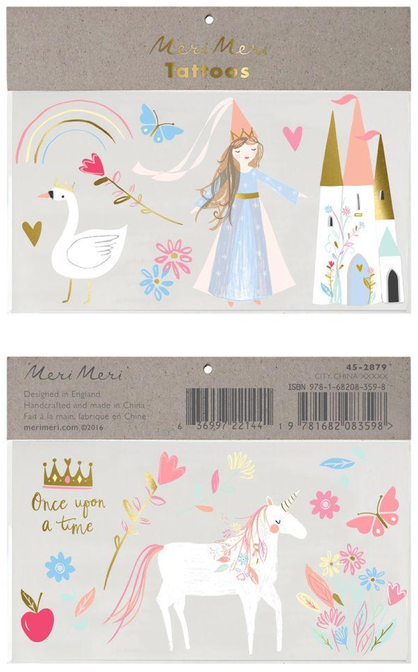Foil Temporary Tattoos (more designs available)