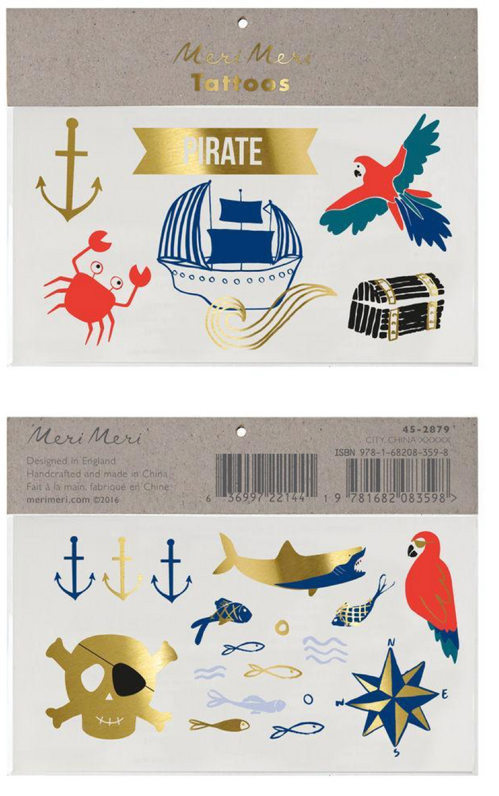 Foil Temporary Tattoos (more designs available)