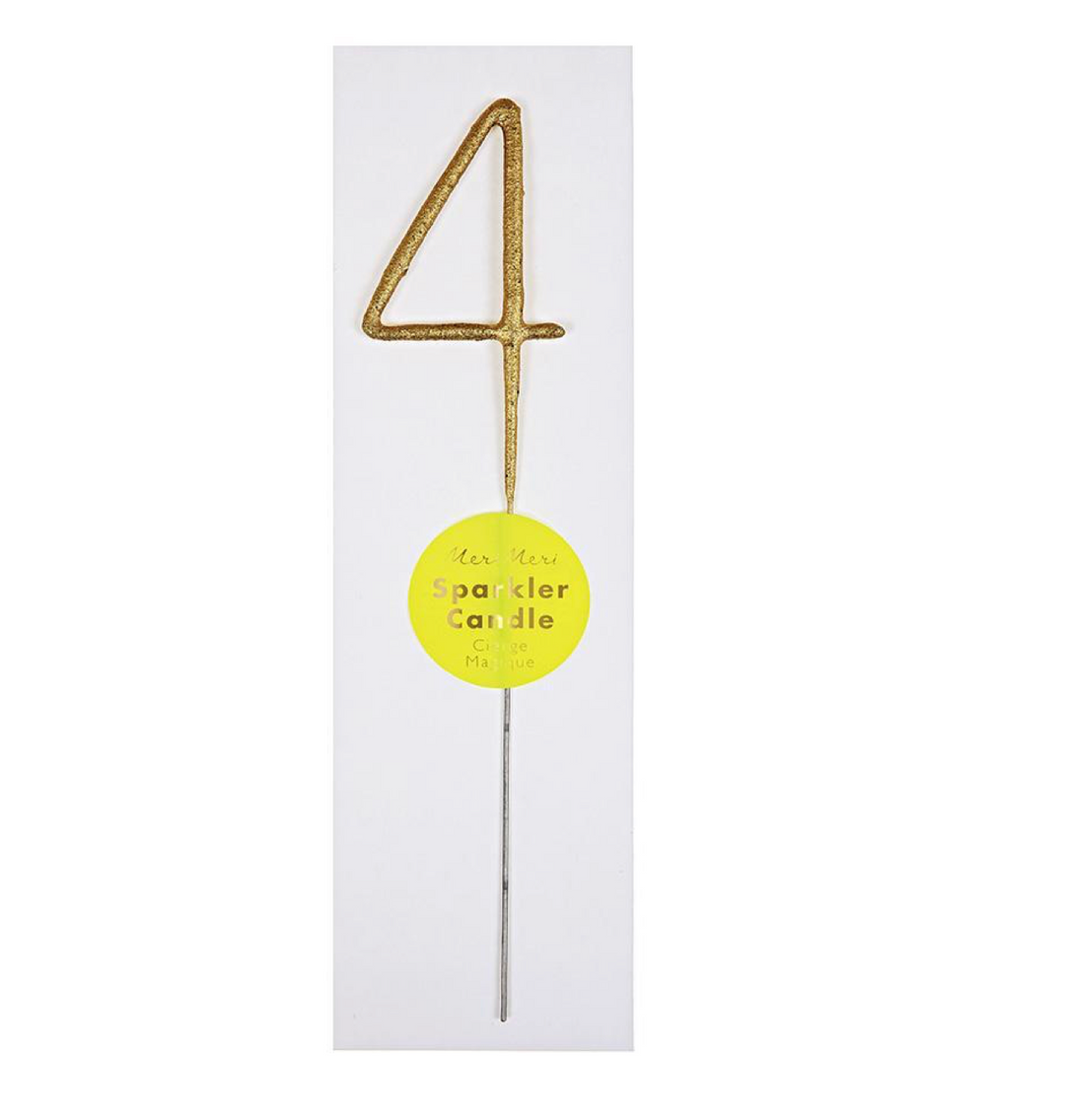 Sparkler Number Candle
