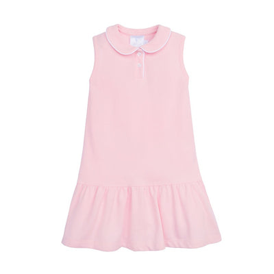 Little English Sleeveless Polo Dress | Light Pink