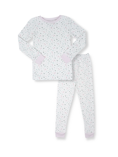 Lullaby Set Two-Piece PJ Set | Holly & Candy Cane