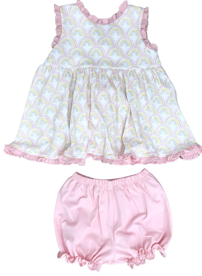 James & Lottie Sylvie Bloomer Set | Rainbow Pima