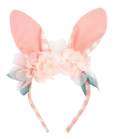 Meri Meri Gingham Bunny Headband