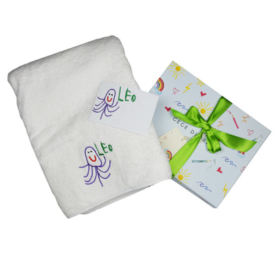 Cece Dupraz Draw Your Own Beach Towel Gift Set