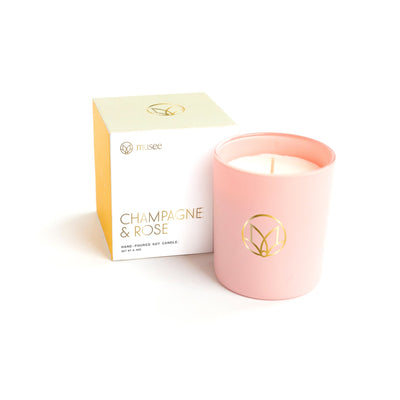 Musee Soy Candle | Champagne & Rose