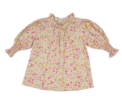 Peggy Green Kendall Smocked Top | Harvest Floral
